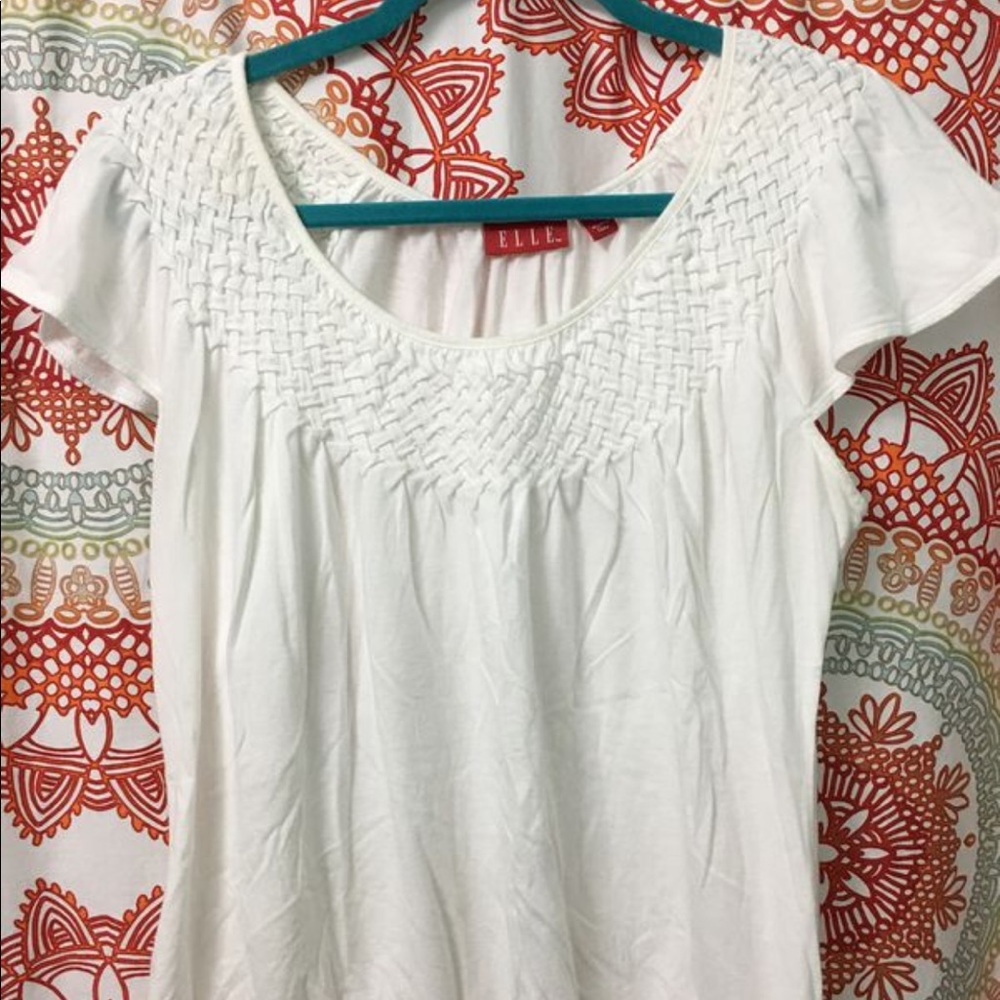 ELLE braided neckline Blouse